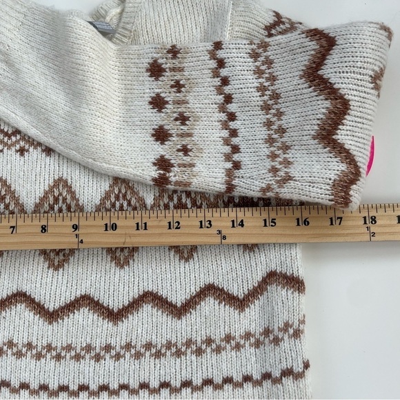 Children's Place Girls Mommy & Me Fairisle Sweater Dress Bunnys Tail Size 14 XL - Picture 9 of 10